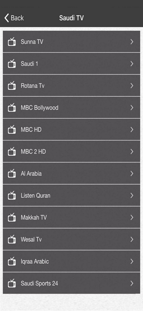 Live Arabic Tv - List of Saudi TV channels in the Live Arabic Tv app
