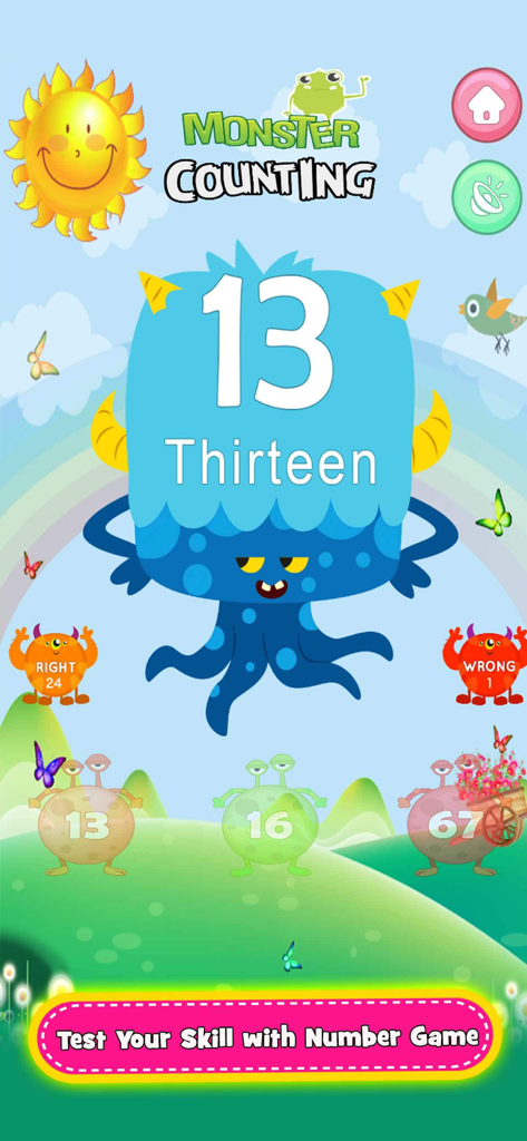 Monster Math Counting App Kids - Education App | MWM