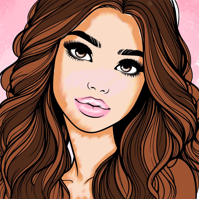 beautiful realistic girl