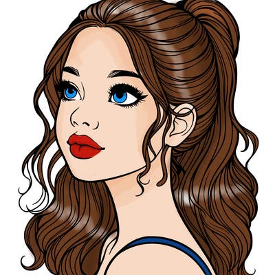 beautiful realistic girl
