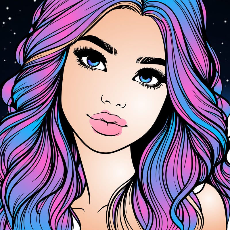 beautiful realistic girl