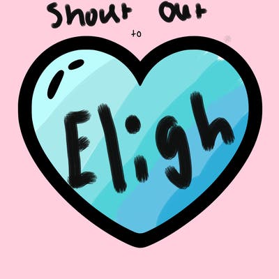 a blank heart