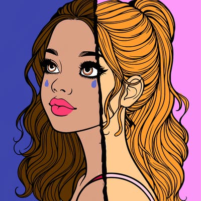 beautiful realistic girl