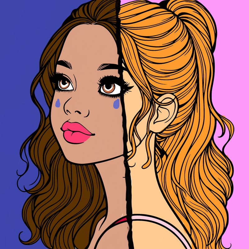 beautiful realistic girl