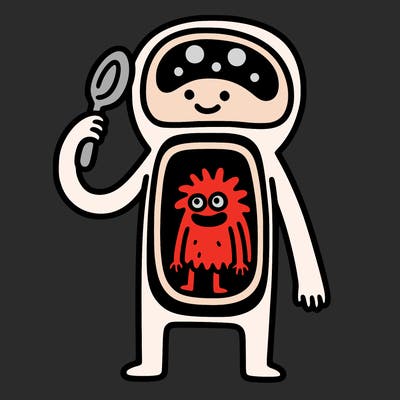 someone with a monster inside