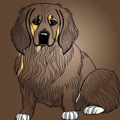 realistic dog