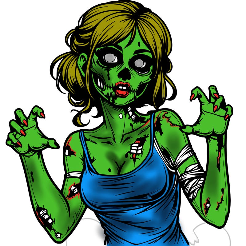 realistic zombie girl