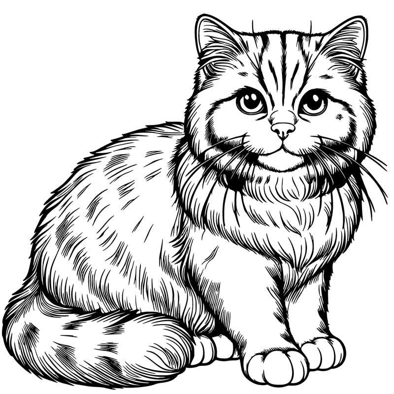 realistic cat
