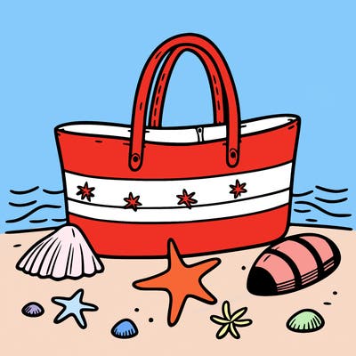 a beach bag