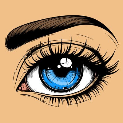 realistic eye