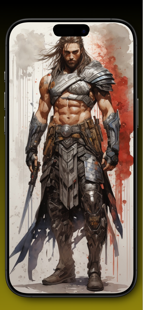 Vidnoz AI Image Generator - Personaje guerrero de fantasía generado por IA creado con el Generador de Imágenes AI de Vidnoz