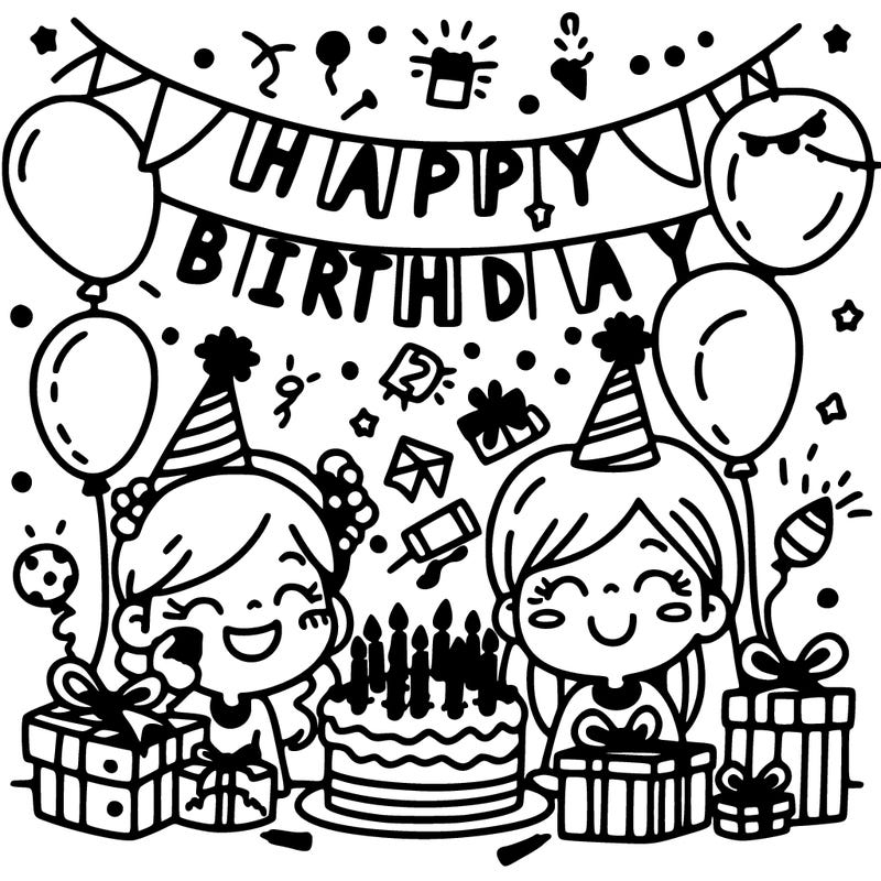 happy birthday celebrating