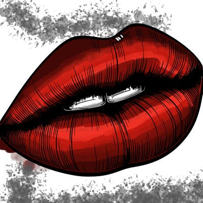 realistic lips