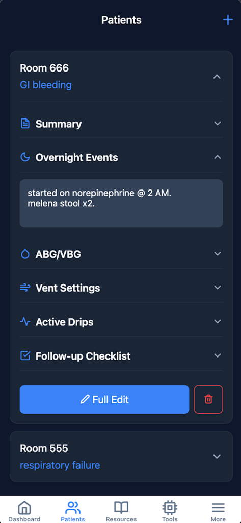 ICU Pilot - Medical App | MWM