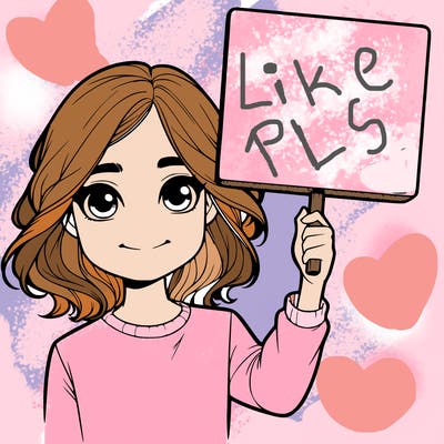 realistic girl holding up a sign