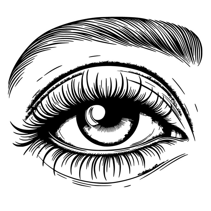 eye closed realistic