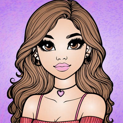 realistic pretty girl