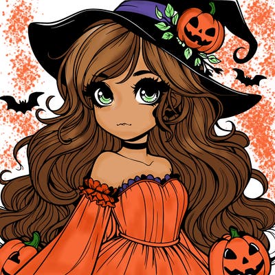 realistic girl halloween