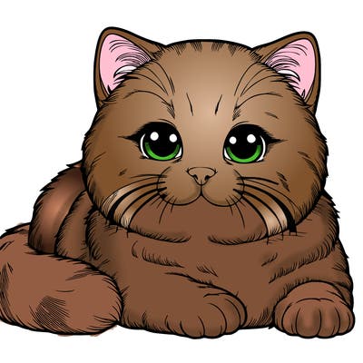 realistic cat