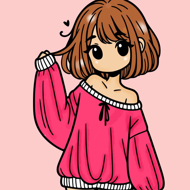 girl in baggy sweater hanging off her shoulder