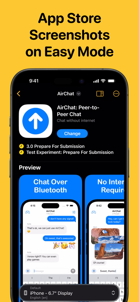 Picasso App Screenshot Studio - Interfaz de Picasso App Screenshot Studio mostrando la personalización de capturas de pantalla de la App Store para una aplicación de iPhone