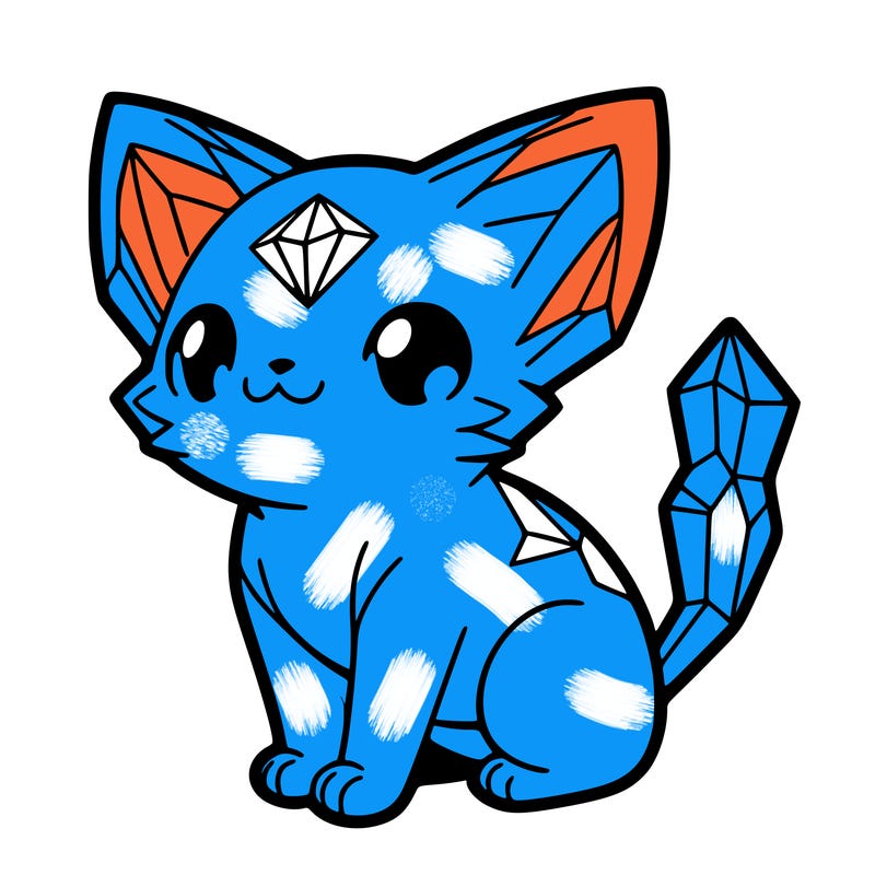 crystal kitten