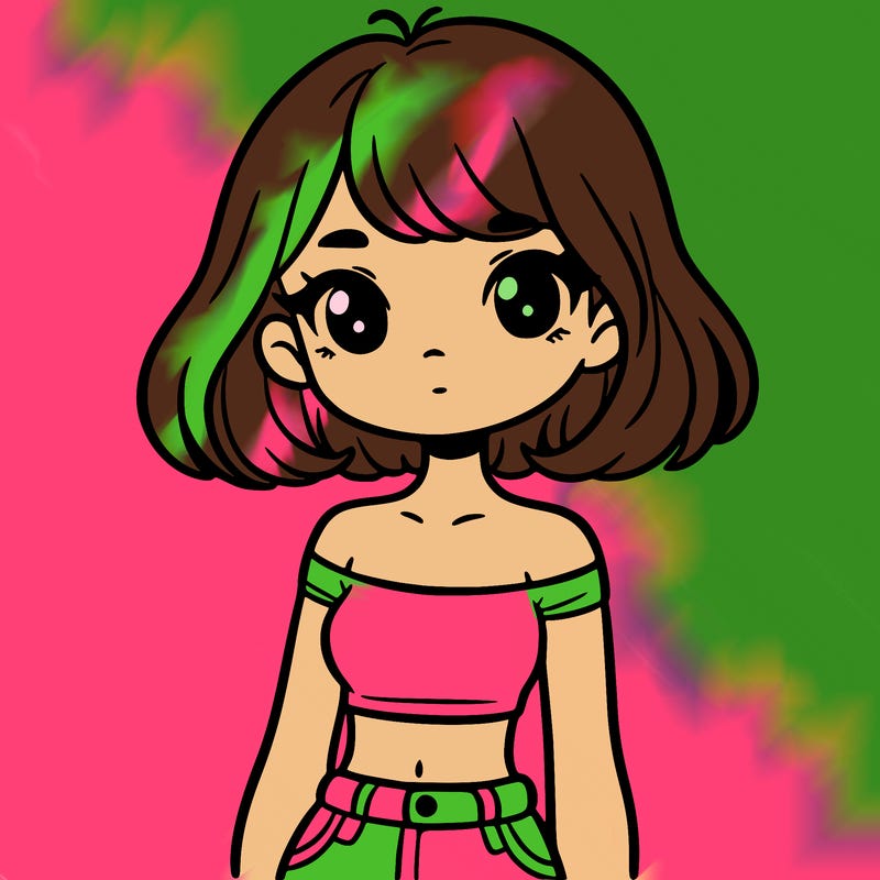 girl in a cute crop top
