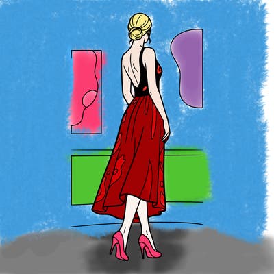 pretty woman in heels