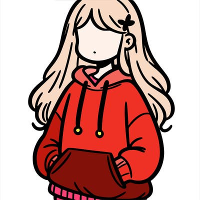 girl in sweatshirt