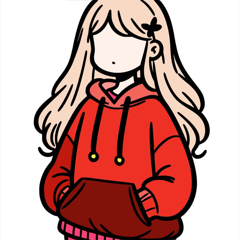 girl in sweatshirt
