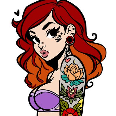 tattoo girl
