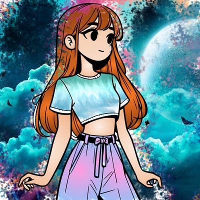 girl in a cute crop top