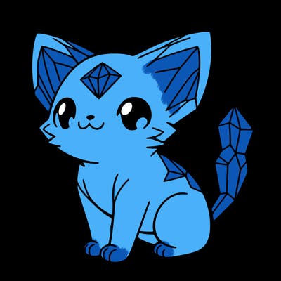 crystal kitten