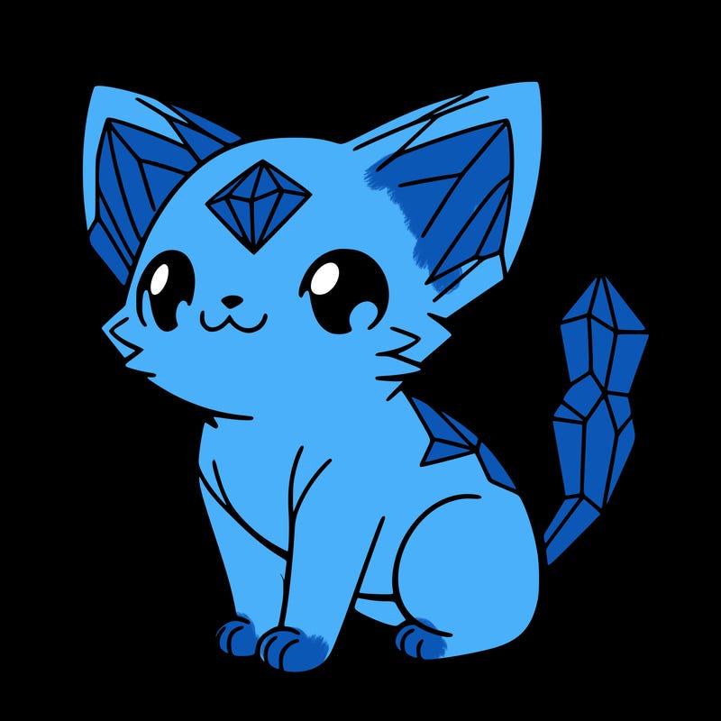 crystal kitten