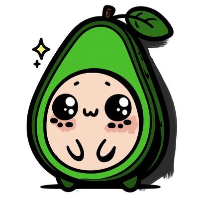 cute avocado