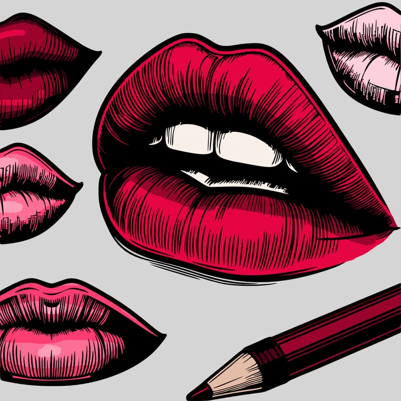 realistic  lips