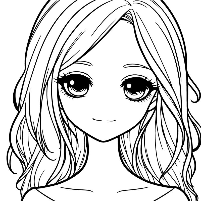 a realistic pretty girl
