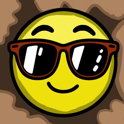 emoji with sunglasses