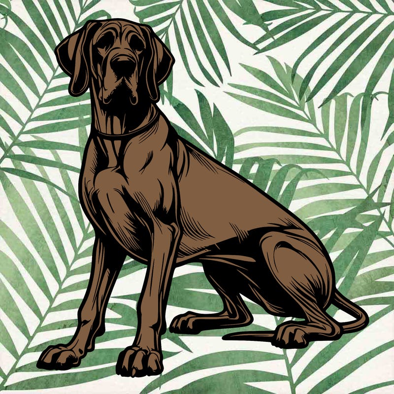 realistic great dane dog