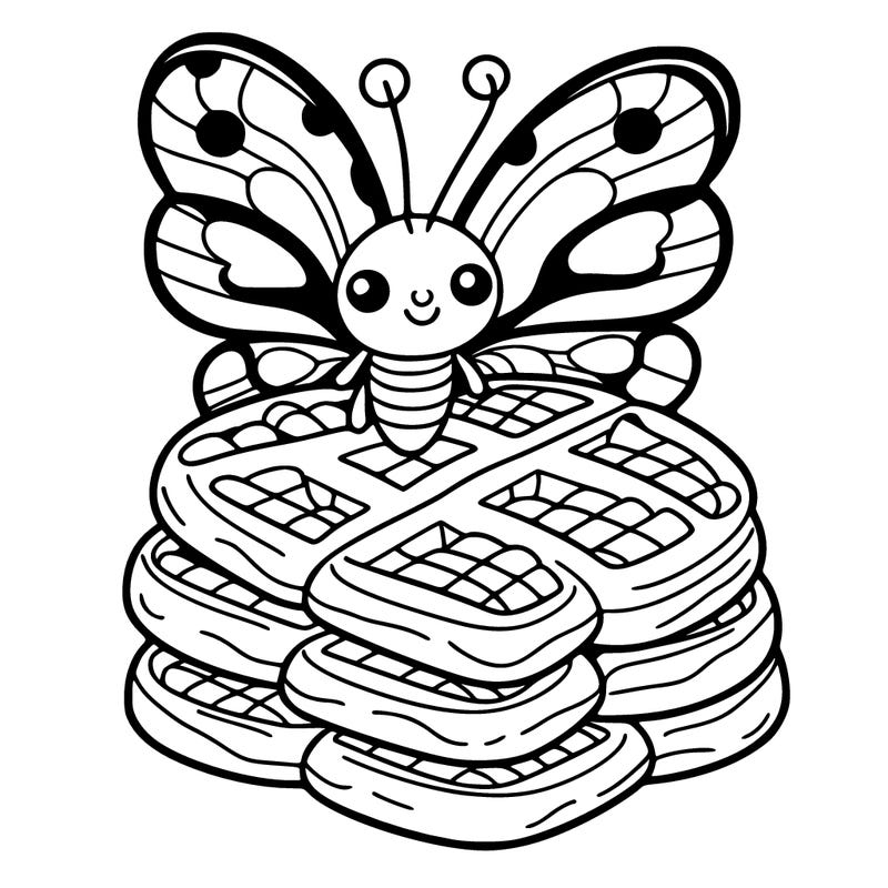 butterfly waffles