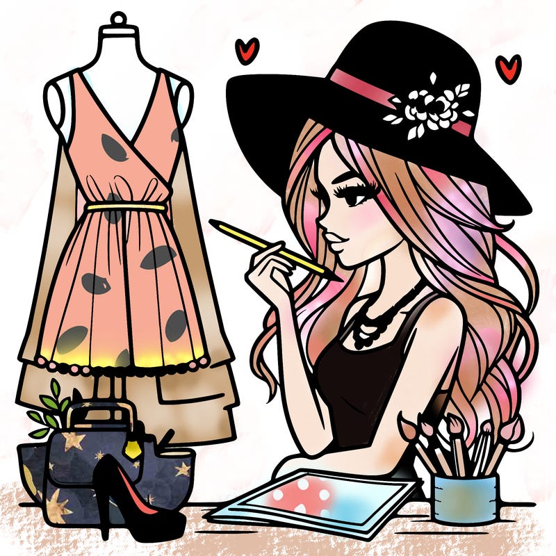 a stylish fashion designer