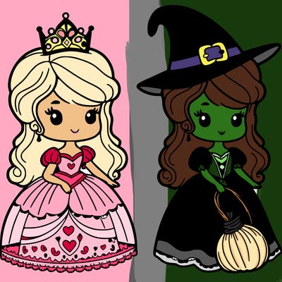 princess as a witch