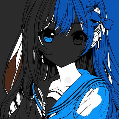 realistic manga girl