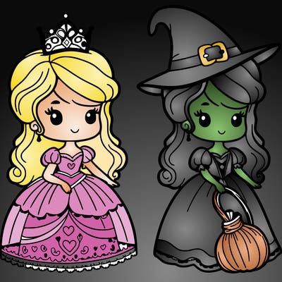 princess as a witch