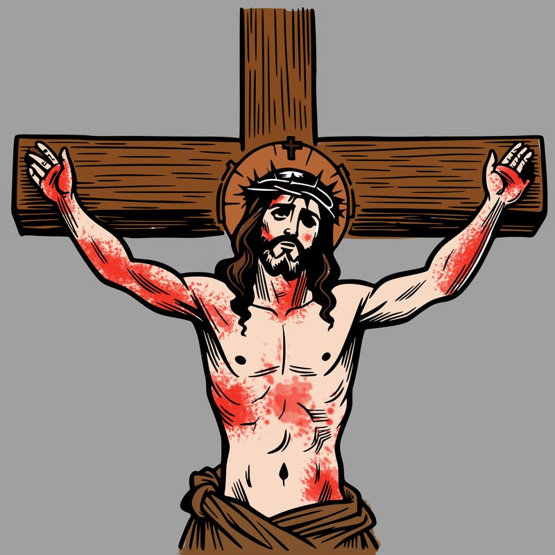 jesus on the cross