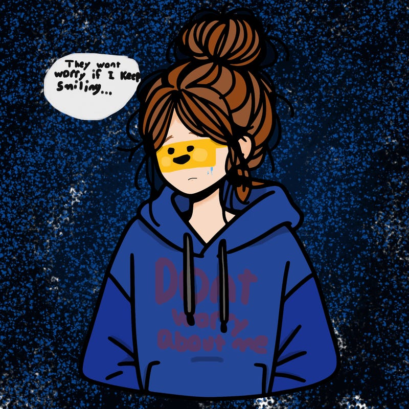 girl with messy hair bun with oversized hoodie