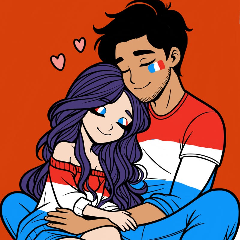 boyfriend and girlfriend hugging