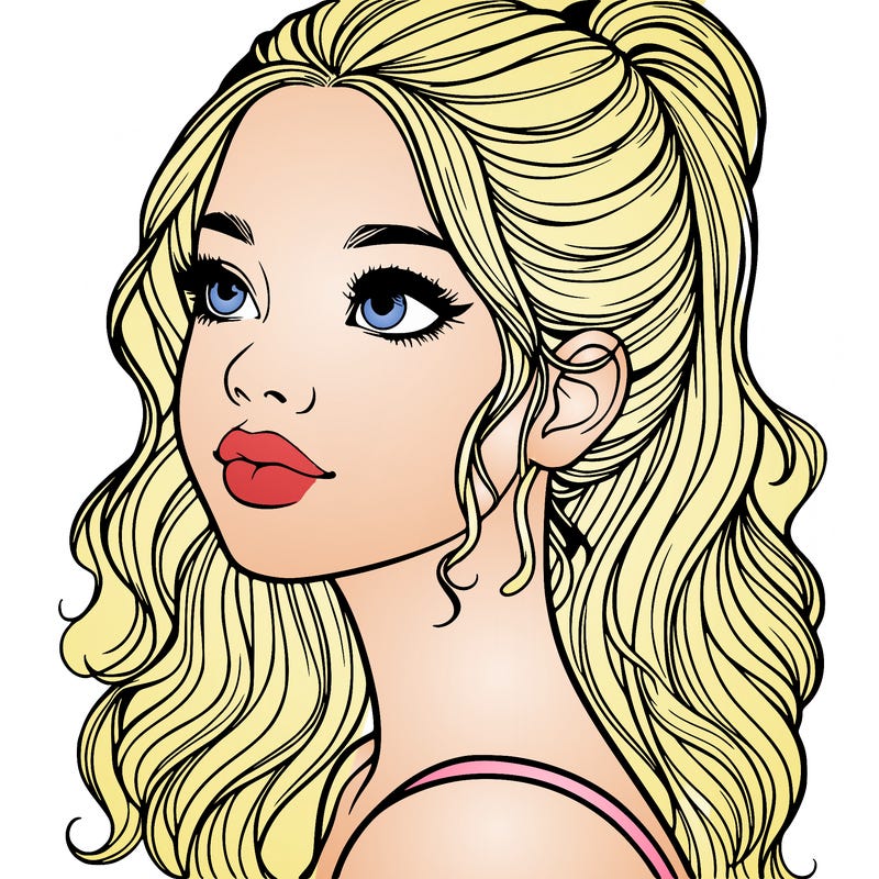 beautiful realistic girl
