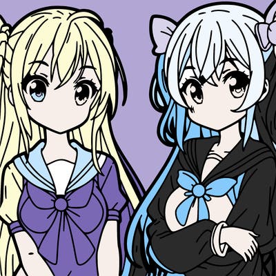 two anime girls