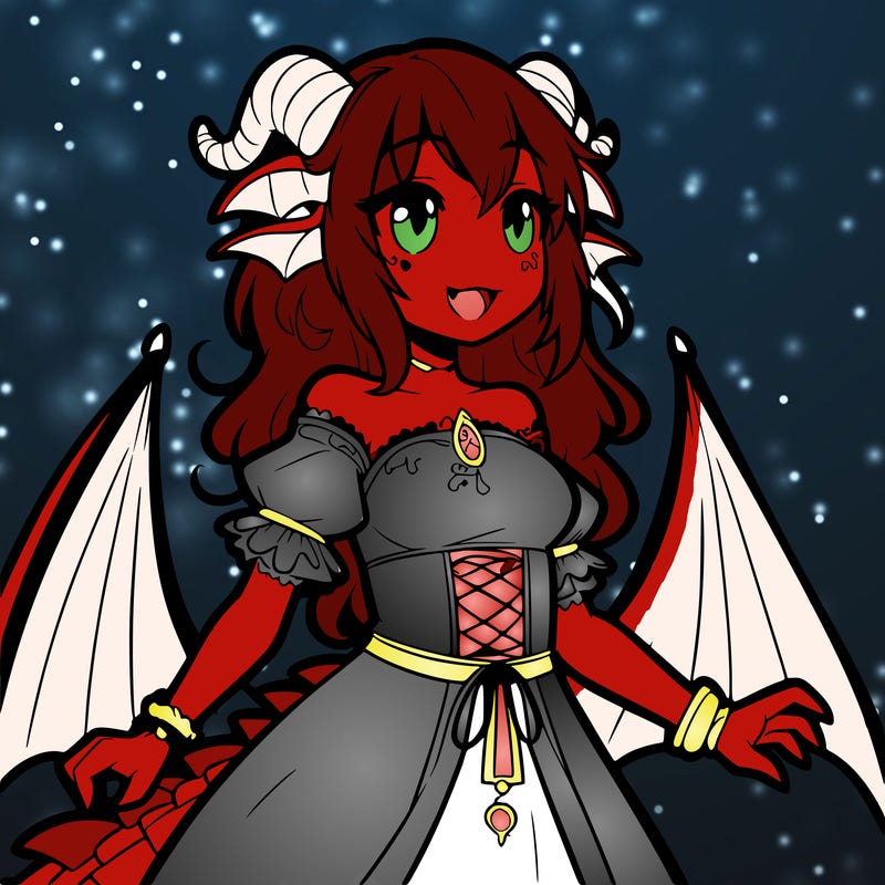 a dragon girl